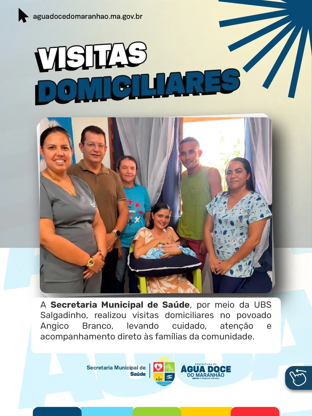 VISITAS DOMICILIARES | POVOADO ANGICO BRANCO