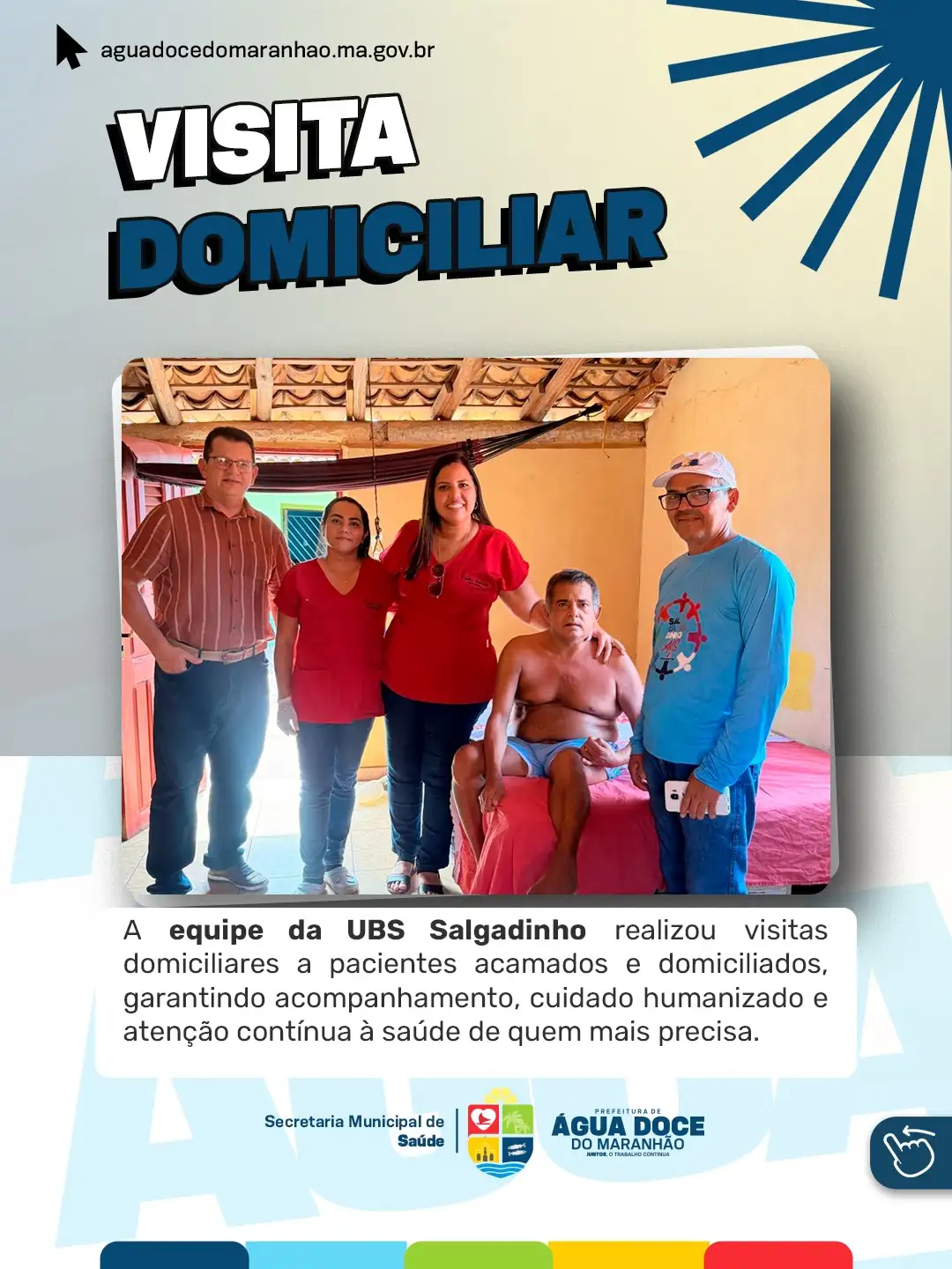 Visita Domiciliar no Povoado Angelim fortalece cuidado com pacientes