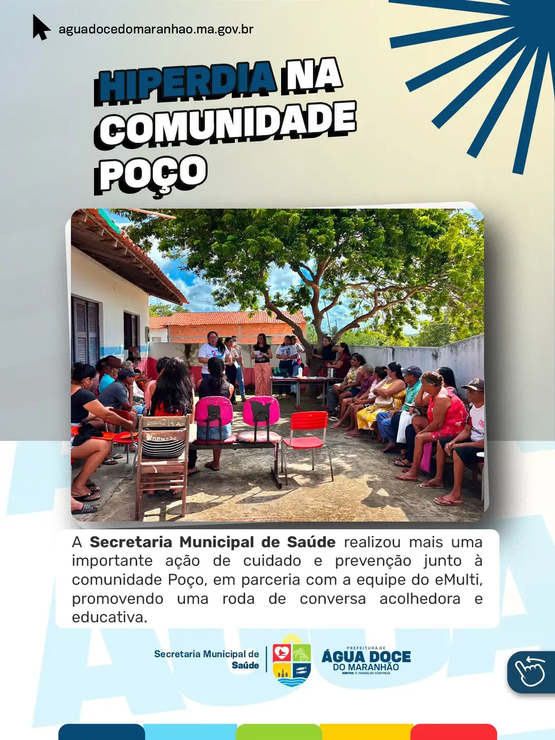 Manhã de Hiperdia na Comunidade Poço