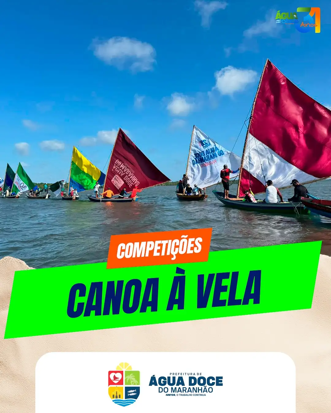 Competições esportivas marcam celebração dos 31 anos de Água Doce do Maranhão