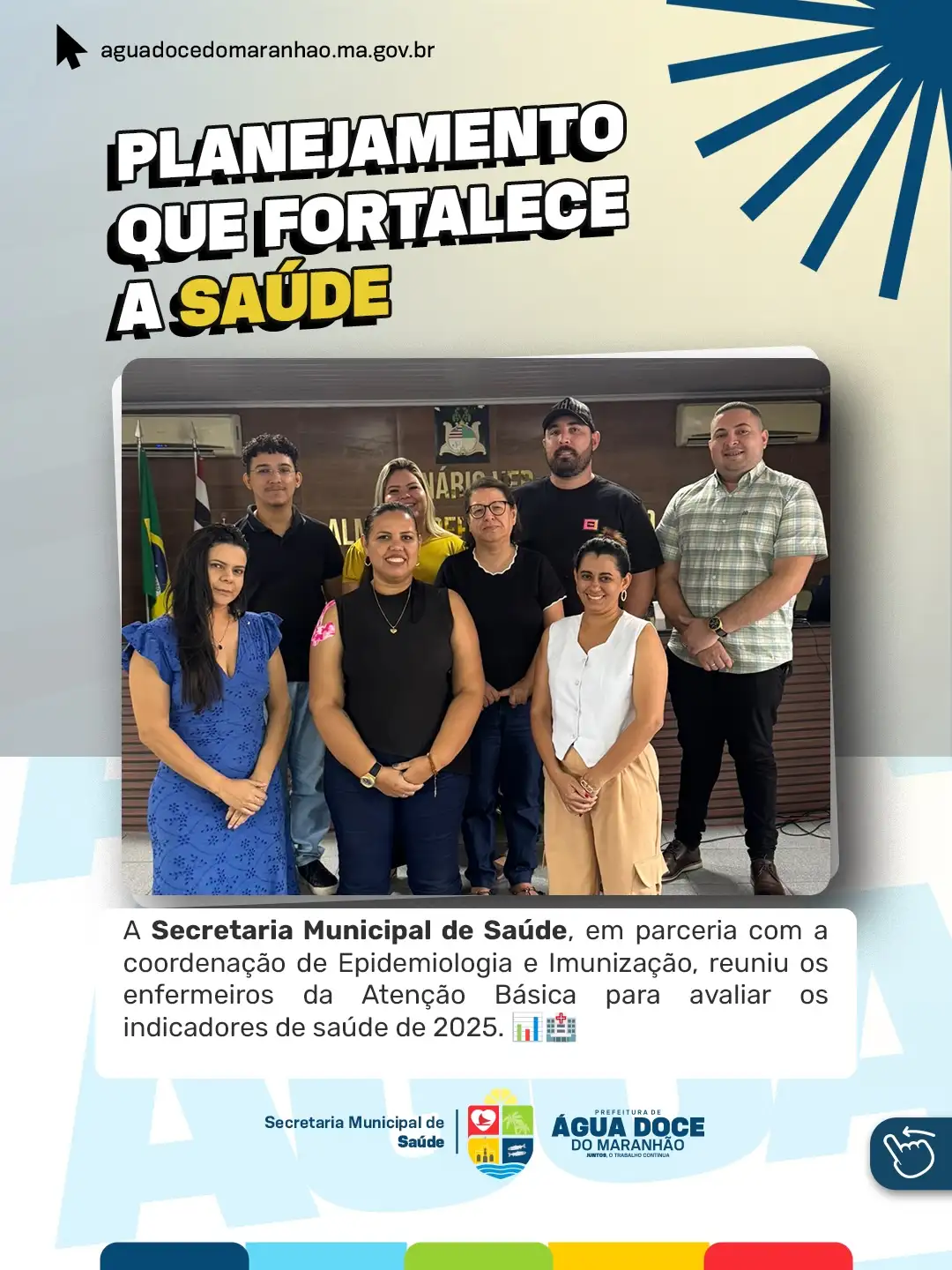 Saúde avalia indicadores de 2025 e planeja melhorias para 2026 em Água Doce