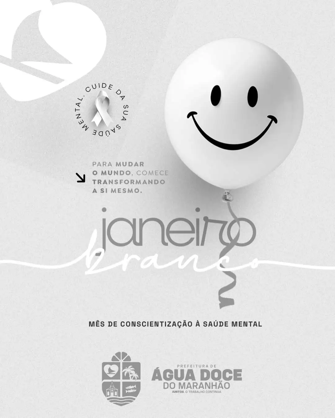 🤍 Janeiro Branco – Saúde Mental em Foco