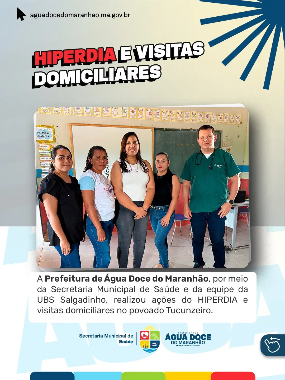 Ações do HIPERDIA e Visitas Domiciliares – Povoado Tucunzeiro