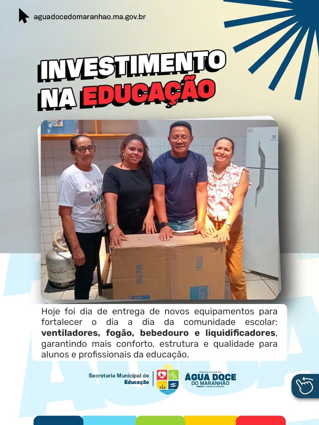 Prefeitura de Água Doce do Maranhão investe em melhorias nas escolas da rede municipal 📚✨