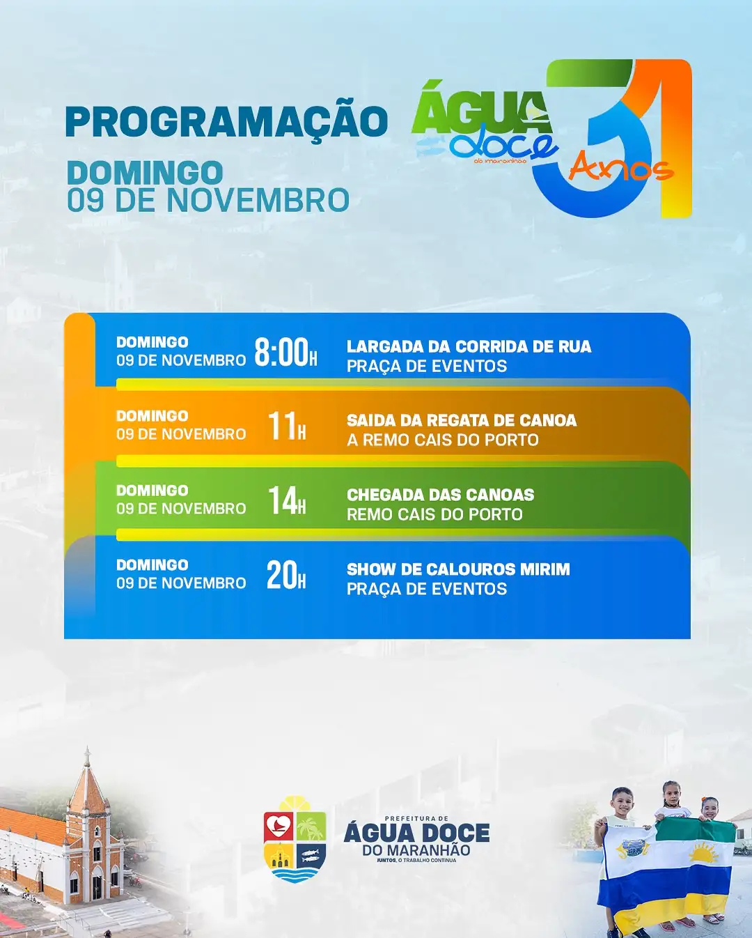 Foto 2 – Prefeitura divulga programação do 31º aniversário de Água Doce do Maranhão